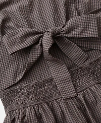 Mango Women's Gingham Halter Dress