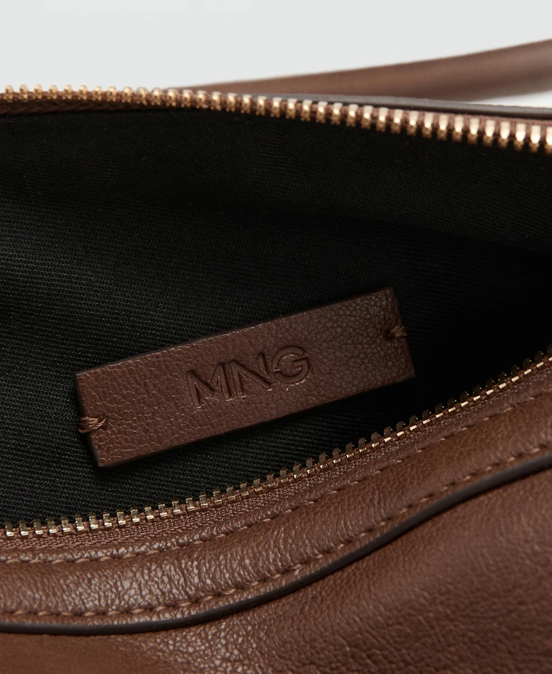 Mango Women's Buckle Shoulder Bag