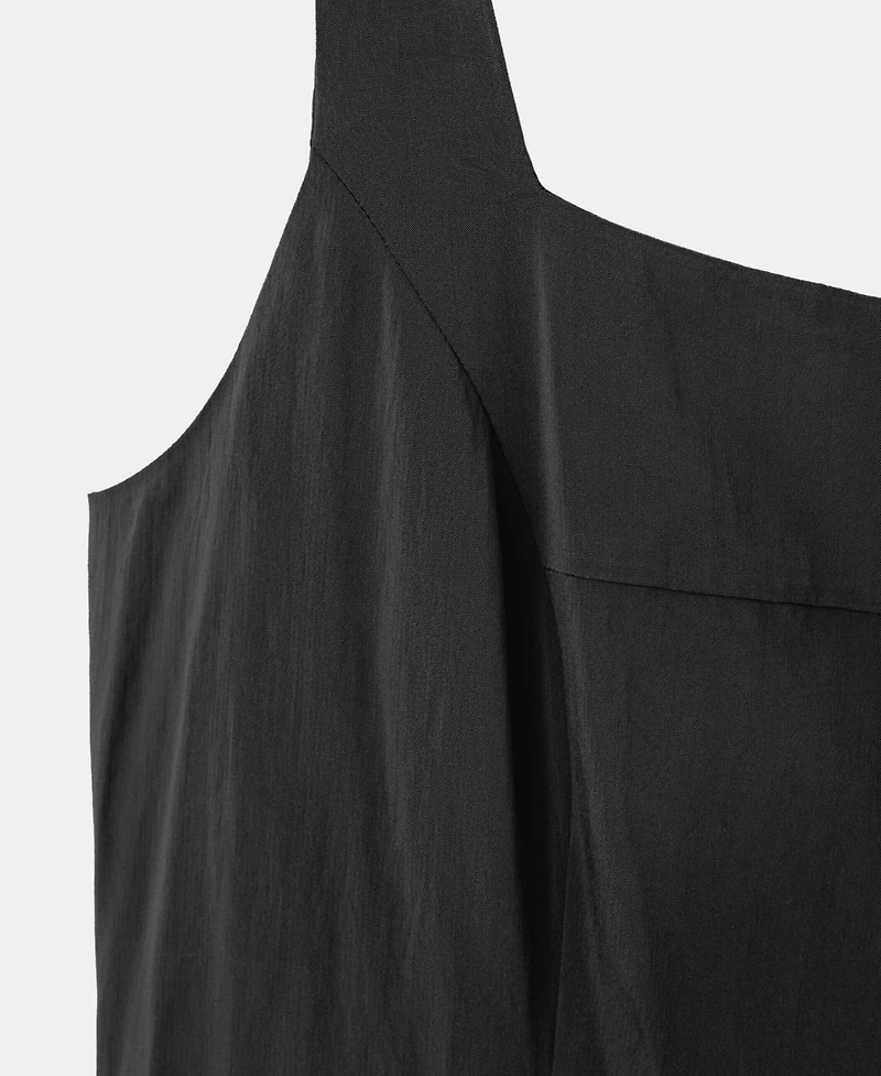 Mango Women's Crinkle-Effect A-Line Dress