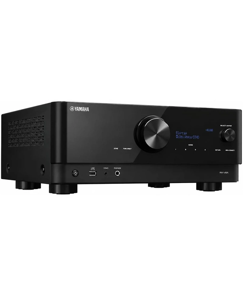 Yamaha Rx-V6A 7.2-Channel Av Receiver with In-Ceiling Speakers