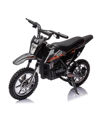homfan Ride-On Dirt Bike, Electric, 15.5 Mph, 175 lb. Capacity, Ages 14+