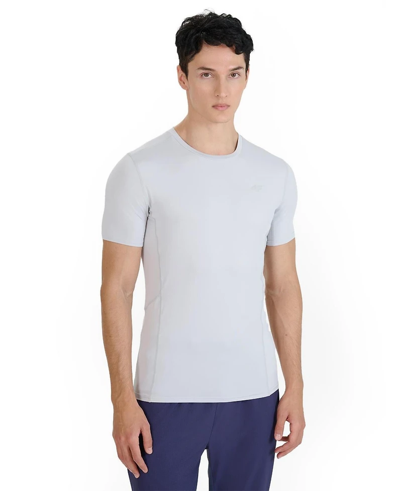 4F Men's Slim Quick-Dry Running T-Shirt Stretch Reflective