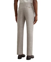 Reiss Men's Amore Linen Tailored-Fit Suit Pants