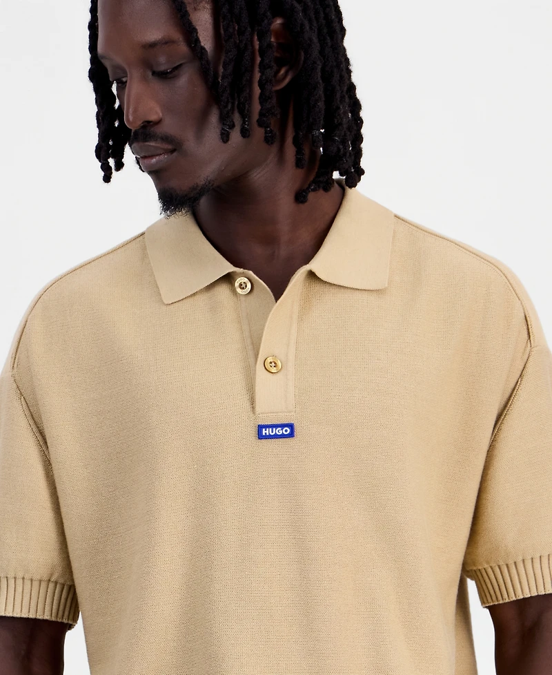 Hugo by Boss Men's San Knit Regular-Fit Polo Shirt