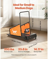 Vevor Dog Treadmill for Medium Dogs Electric Pet Agility Training