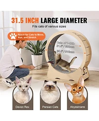 Vevor Cat Exercise Wheel Large Cat Treadmill Wheel for Indoor Cats