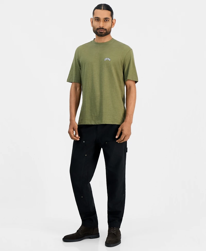 Hugo by Boss Men's Nowboi Slub Yarn Western-Inspired T-Shirt