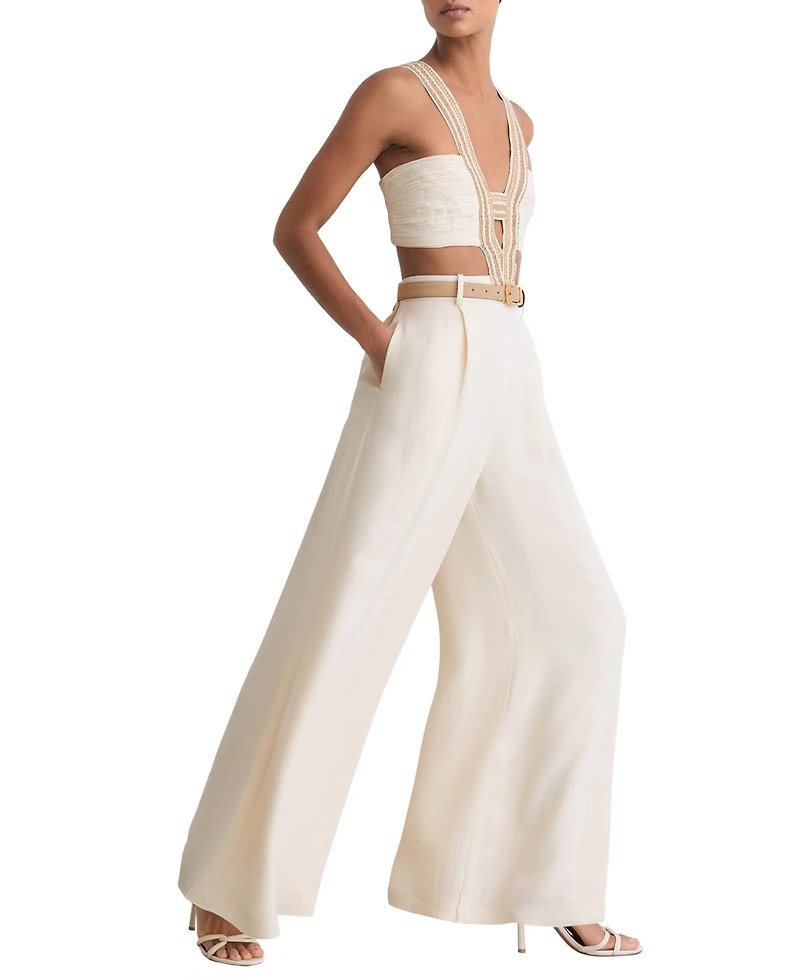 Reiss Women's Scarlett Cut-Out Jumpsuit