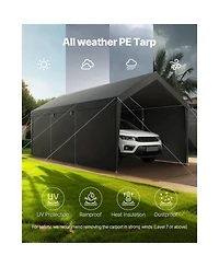 Vevor Carport Car Canopy Heavy Duty Outdoor Car Shelter with Sidewalls