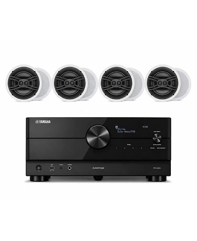 Yamaha Rx-A2A 7.2-Channel 8K Av Receiver Speaker Bundle