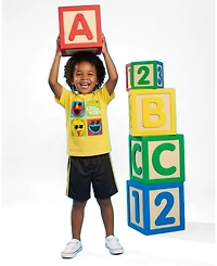 Sesame Street Baby Boy's (12M-24M) Athletic 2-Piece T-Shirt and Shorts Set
