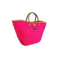 Sawa Sawa Harvest Glow Handmade Sisal Straw Medium Tote Purse