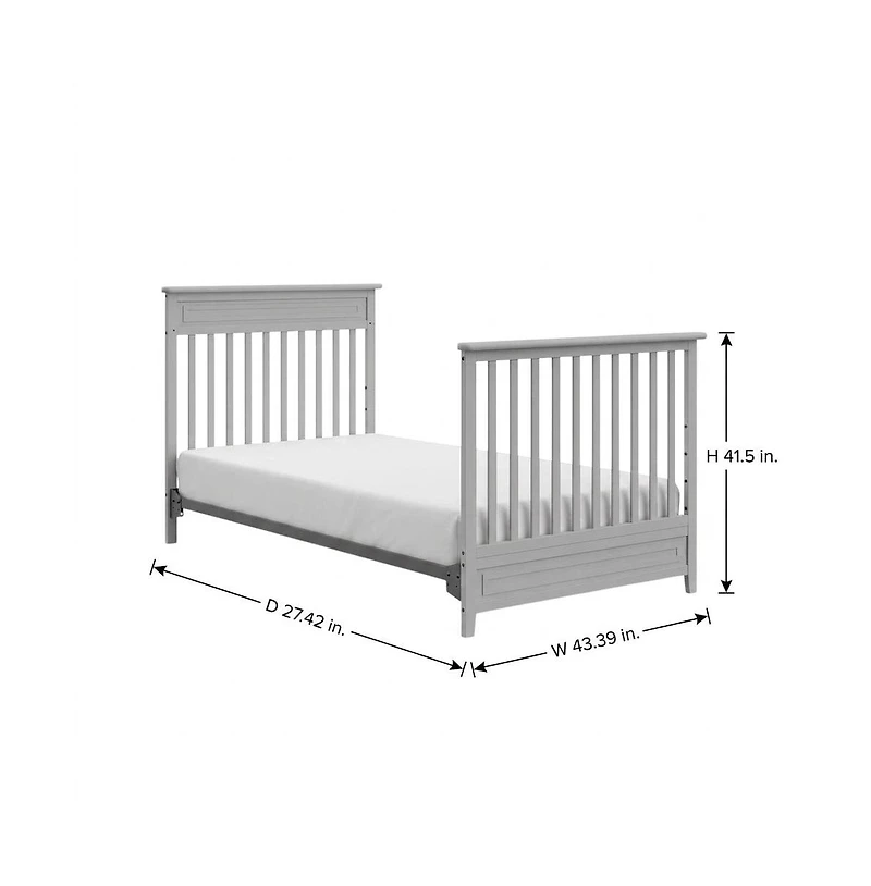 Storkcraft Petal 4-in-1 Convertible Mini Crib