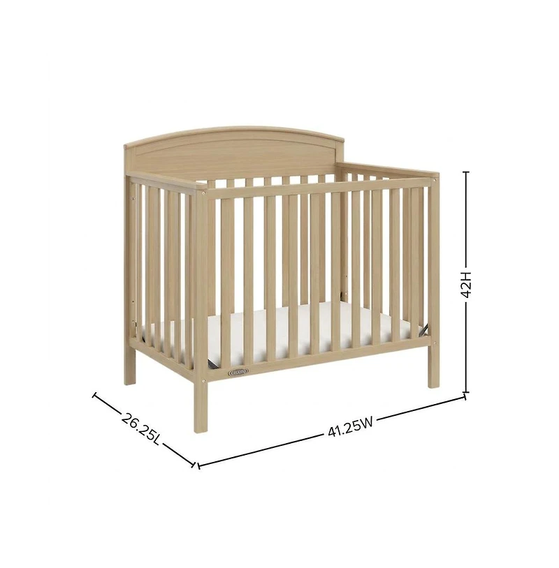 Graco Benton 4-In-1 Convertible Mini Crib