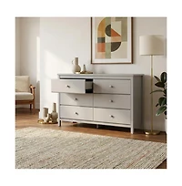 Storkcraft Alpine 6 Drawer Dresser - Nursery, Kids & Bedroom Storage Dresser
