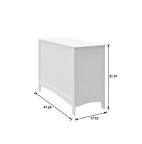 Graco Noah 6 Drawer Double Dresser (White) - 6 Drawer Double Dresser for Kids