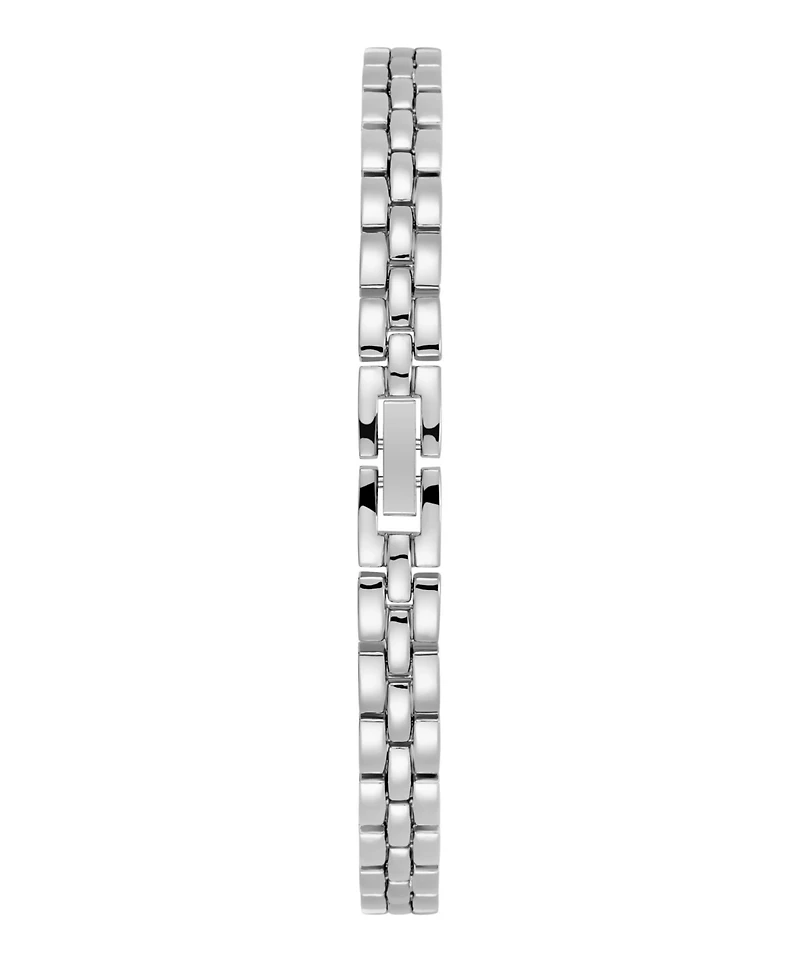 Adornia Women's Silver York White Face Watch