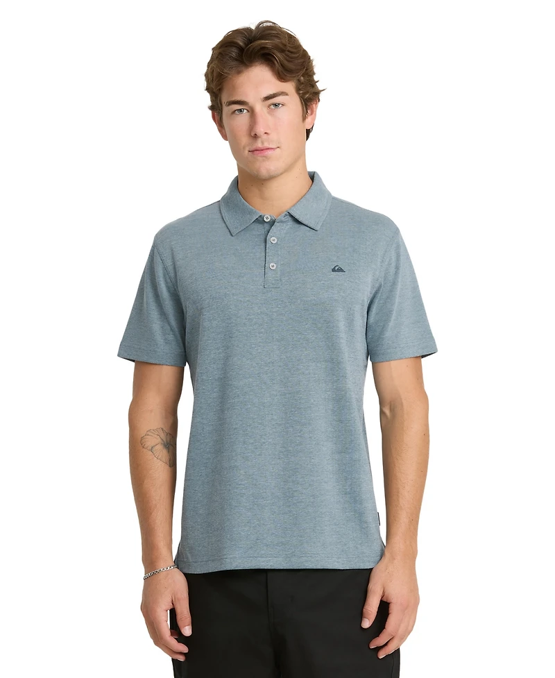 Quiksilver Men's Ultraviolet Protection Factor Stretch Moisture-Wicking Polo Shirt