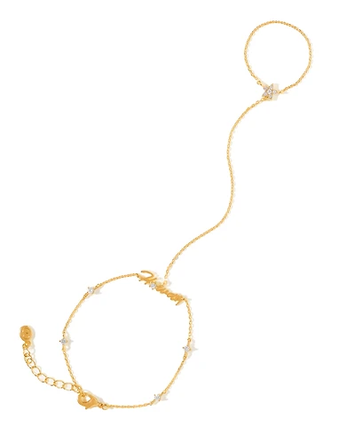 Girls Crew Crystal Howdy Partner Hand Chain