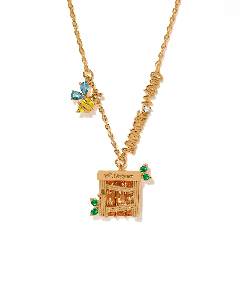 Girls Crew Crystal Disney 100 Acre Wood Necklace