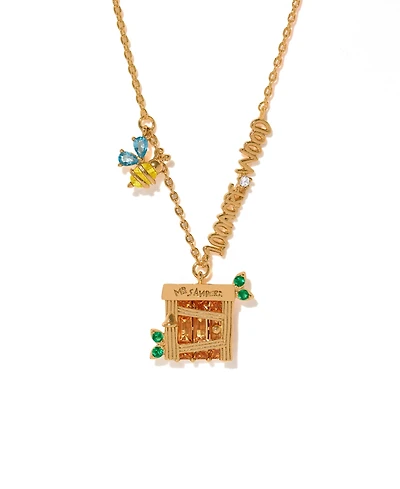 Girls Crew Crystal Disney 100 Acre Wood Necklace