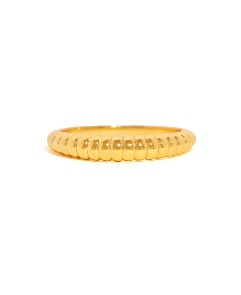 Girls Crew Gold-Plated Isla Mujeres Croissant Ring