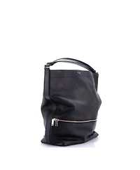 Pre-Owned Saint Laurent Paris Long Hobo Leather