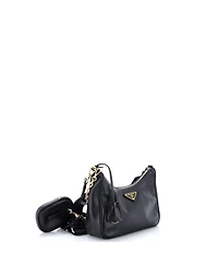 Pre-Owned Prada Small Re-Edition 2005 Shoulder Bag Soft Calfskin