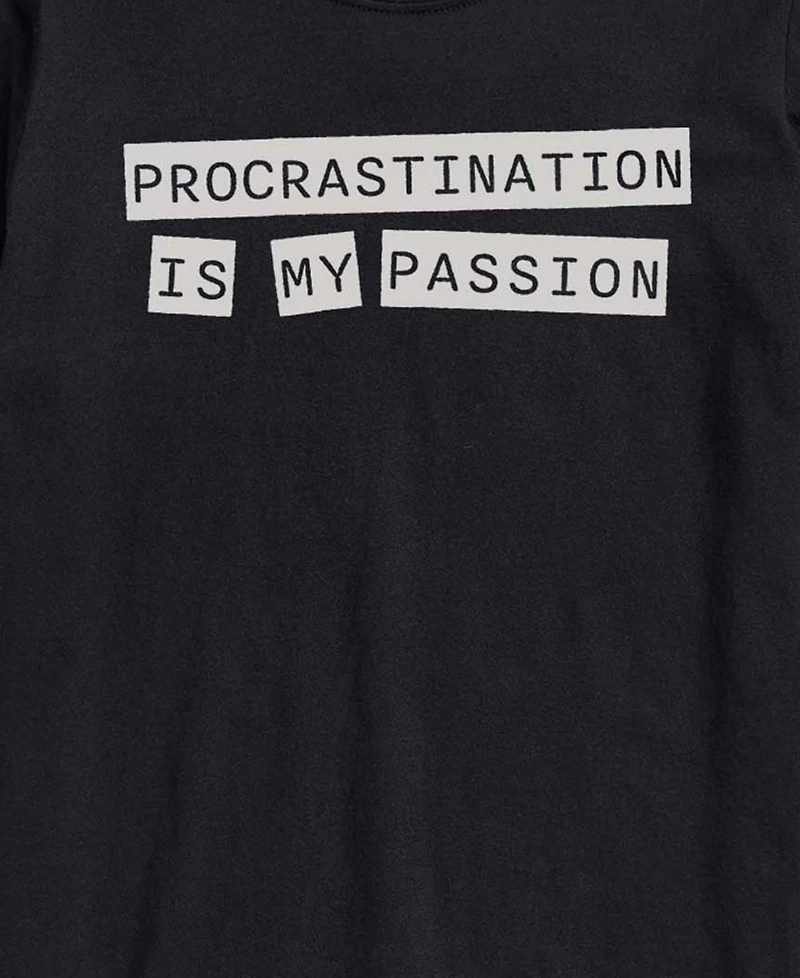 Airwaves Men's Procrastination Is My Passion Short-Sleeve Graphic T-Shirt