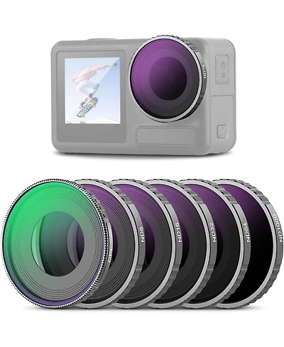 Neewer ND8 Camera Lens Accessory with Cpl, ND8, ND16 for select Dji Osmo Action models
