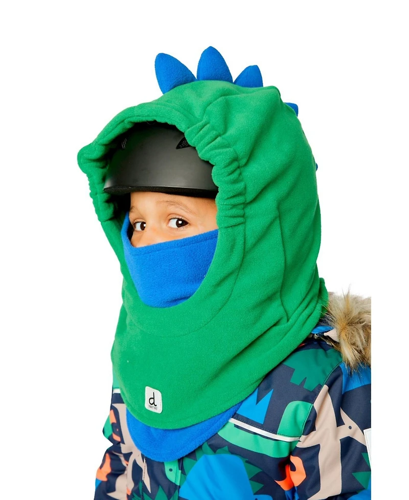Deux par Deux Toddler Boy (2Y - 4Y) Oversized Dino Polar Balaclava