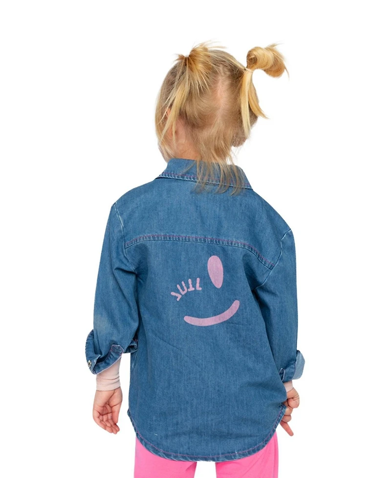 Deux par Toddler Girl (2T-5T) Denim Shirt