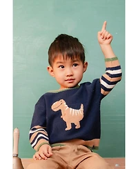Deux par Little and Big Boy (6Y - 8Y) Knit Sweater