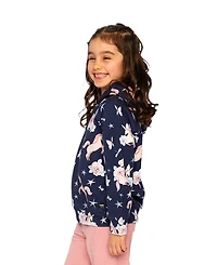 Deux par Toddler Girls' (2T–5T) Printed Hoodie