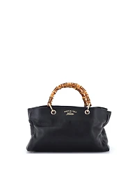 Pre-Owned Gucci Bamboo Shopper Tote Leather