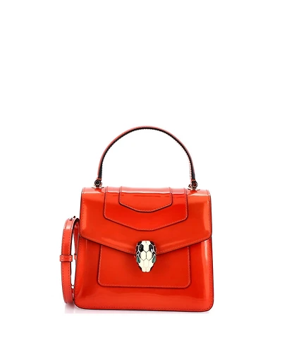 Pre-Owned Bvlgari Small Serpenti Top Handle Bag Patent