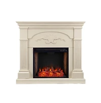 Augusta Home Sicilian Criss-Cross Electric Electric Fireplace