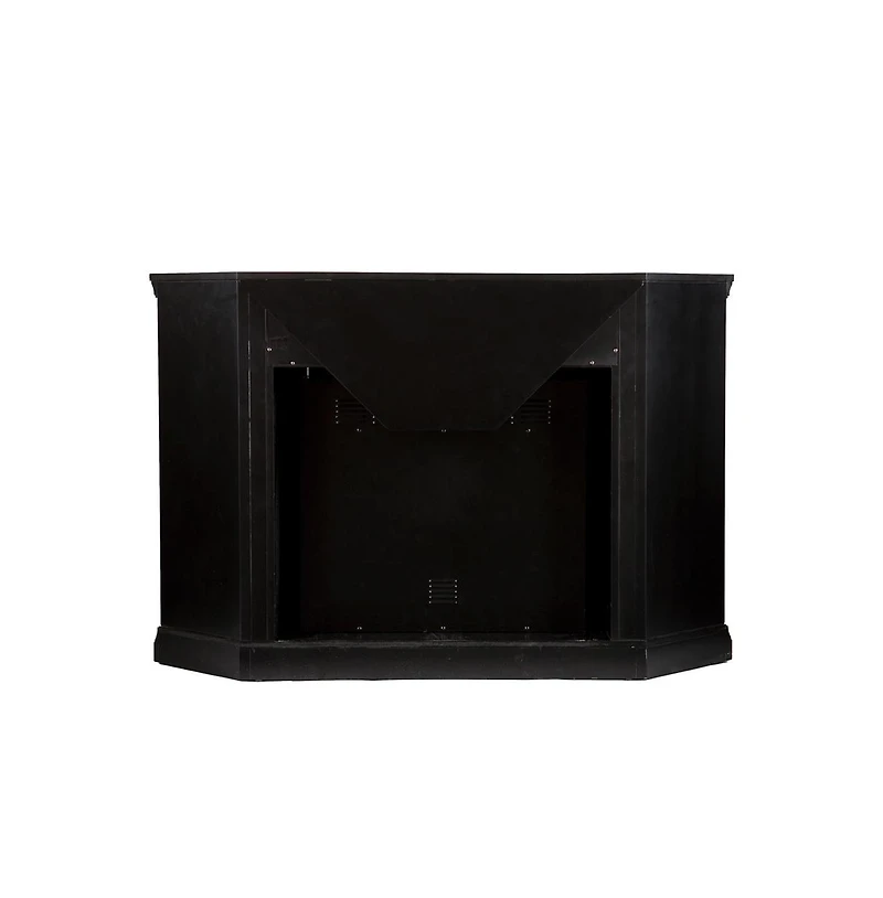 Augusta Home Claremont Electric Corner Touch Screen Fireplace Storage
