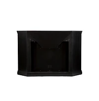 Augusta Home Claremont Electric Corner Touch Screen Fireplace Storage