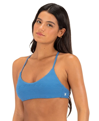Hurley Women's Crossback Scoop Neck Swim Top