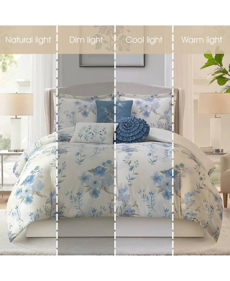 Stratford Park Karly Floral 7-Piece Comforter Set
