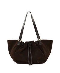 Patricia Nash Mads Drawstring Suede Small Tote Handbag