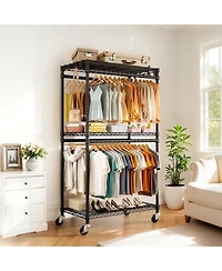 Viyet Rolling Garment Rack