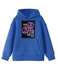 Five Nights At Freddy'S Boys Bioworld Fun Time Characters Youth Royal Blue Hoodie-m
