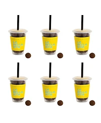 Sugarfina Caffe Luxxe Cold Brew Cordials Mini Coffee Cup Kit, 6-Piece
