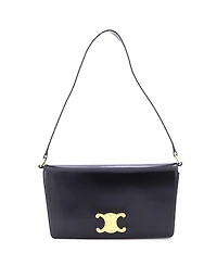 Pre-Owned Celine Trapeze Triomphe Shoulder Bag Smooth Calfskin