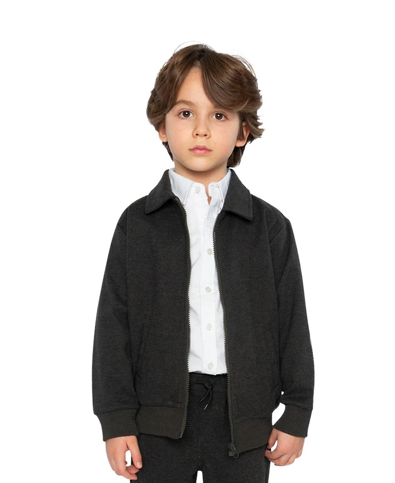 Deux par Little Boys (6Y - 12Y) Front Zip Jacket