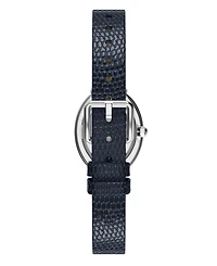 Tory Burch Women's Oval Blue Leather Watch 22mm