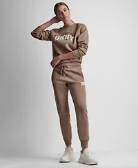 Dkny Sport Womens Varsity Puff Logo Fleece Set