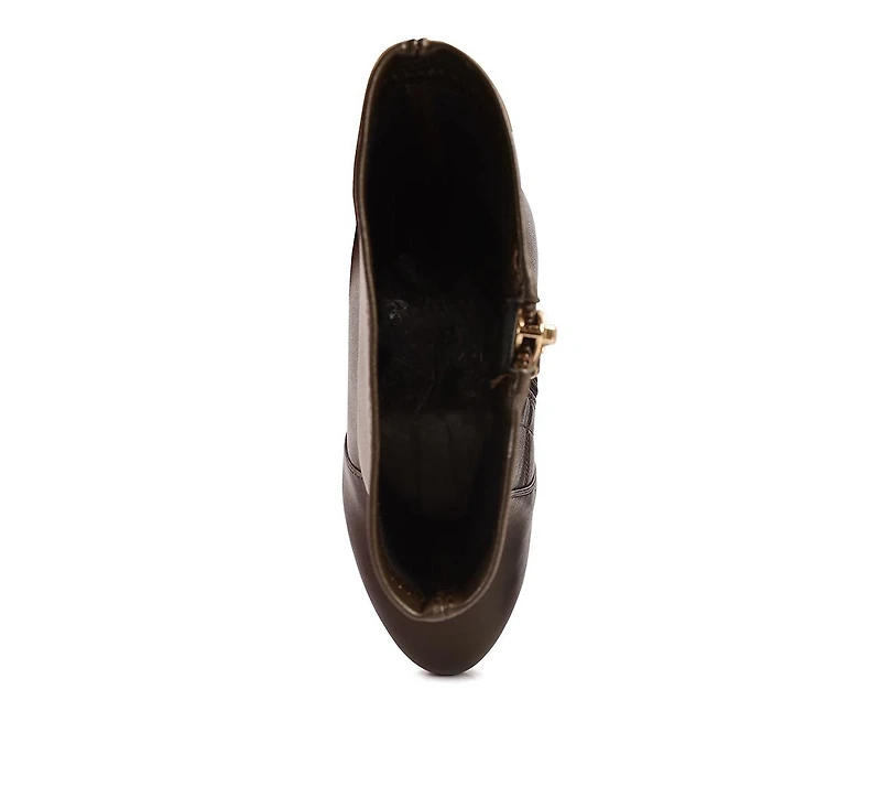 Rossetti stretch pu high heel boots